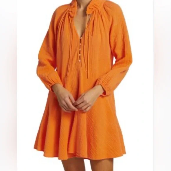 MAGASCHONI - Organic Cotton Gauze Cocktail Dress. - Picture 1 of 11